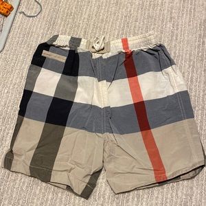2t boys burberry swim trunks